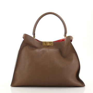 Fendi Selleria Peekaboo X-Lite Bag Leather Large