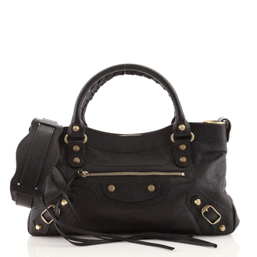 Balenciaga First Classic Studs Bag Leather