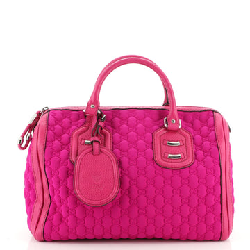 Gucci Techno Tag Boston Bag Guccissima Neoprene Medium