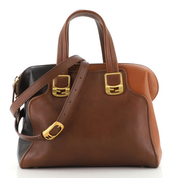 Fendi Chameleon Convertible Satchel Leather Medium