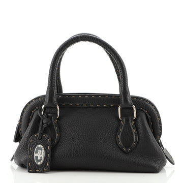 Fendi Selleria Frame Doctor Bag Leather Mini