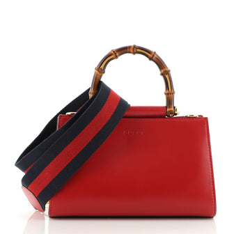 Gucci Nymphaea Top Handle Bag Leather Mini