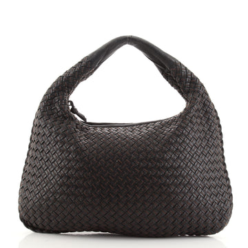 Bottega Veneta Veneta Hobo Stitched Intrecciato Nappa Large