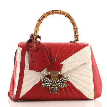 Gucci Queen Margaret Top Handle Bag Multicolor Quilted Leather Medium