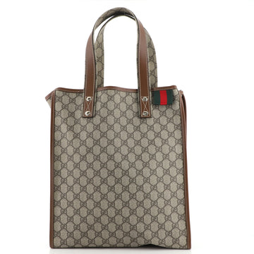 Gucci Web Loop Tote GG Coated Canvas Tall