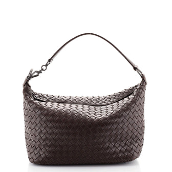 Bottega Veneta Zip Hobo Intrecciato Nappa Small