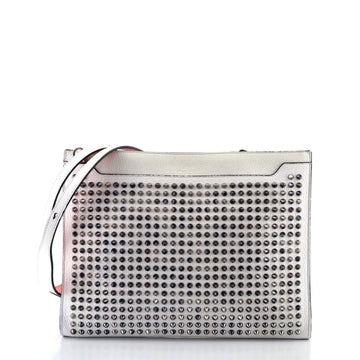 Christian Louboutin Skypouch Crossbody Spiked Leather
