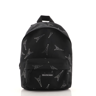 Balenciaga Explorer Backpack	 Embellished Canvas Small