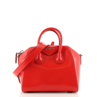 Givenchy Antigona Bag Glazed Leather Mini