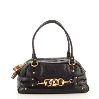 Gucci Wave Boston Bag Guccissima Leather Small