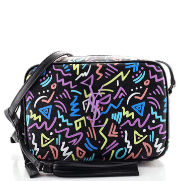 Saint Laurent Lou Camera Bag Printed Leather Small