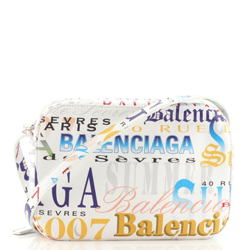 Balenciaga Everyday Camera Bag Printed Leather Small