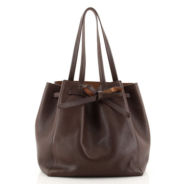 Celine Phantom Tie Cabas Tote Leather Small