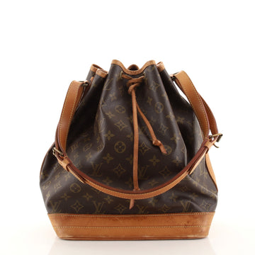 Louis Vuitton Noe Handbag Monogram Canvas Large