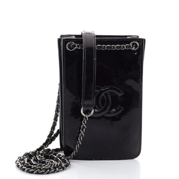 Chanel CC Phone Holder Crossbody Bag Patent