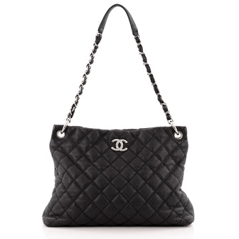 Chanel Easy Tote Quilted Caviar Large