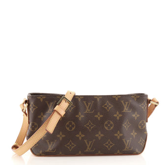 Louis Vuitton Trotteur Handbag Monogram Canvas