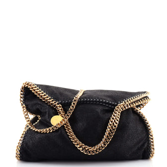 Stella McCartney Falabella Fold Over Bag Shaggy Deer