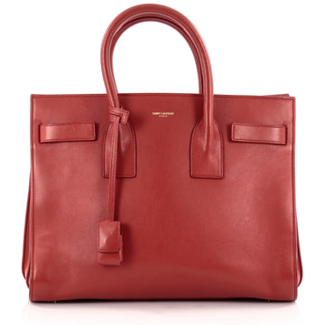 Saint Laurent Sac De Jour Handbag Leather Small