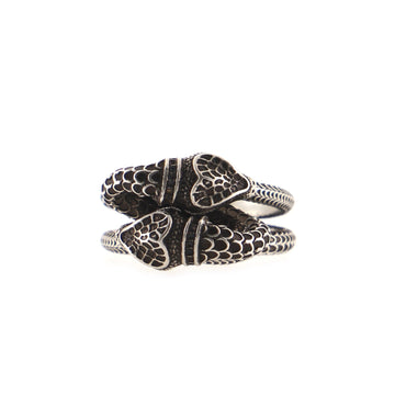 Gucci Garden Double Snake Ring Sterling Silver