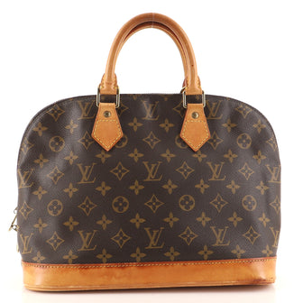Louis Vuitton Vintage Alma Handbag Monogram Canvas PM