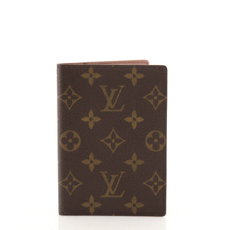 Louis Vuitton Passport Cover Monogram Canvas