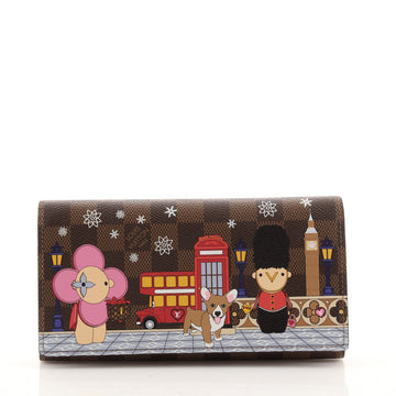Louis Vuitton Sarah Wallet Limited Edition Vivienne Xmas Damier