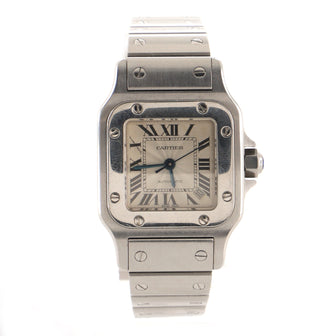 Cartier Santos de Cartier Galbee Automatic Watch Stainless Steel 24