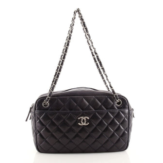 Chanel Camera Case Bag Quilted Lambskin Medium