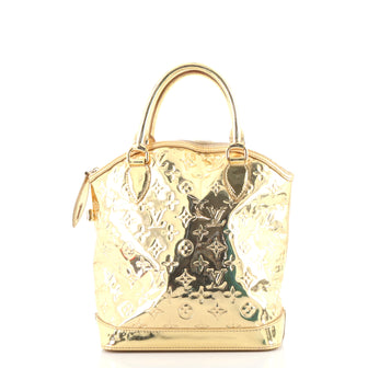 Louis Vuitton Lockit Handbag Monogram Miroir PVC