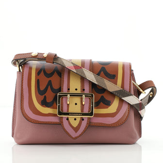 Burberry Medley Shoulder Bag Printed Leather Small
