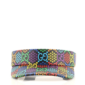 Gucci Sun Visor Psychedelic Print GG Coated Canvas