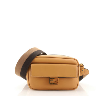 Fendi Baguette Camera Crossbody Bag Leather