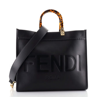 Fendi Sunshine Shopper Tote Leather Medium