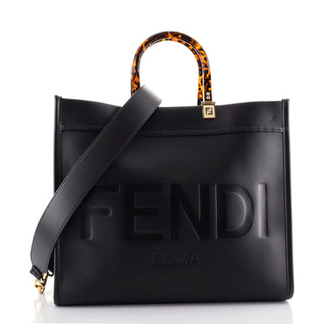 Fendi Sunshine Shopper Tote Leather Medium