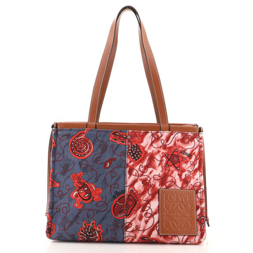 Loewe Paula's Ibiza Cushion Tote Printed Canvas Small