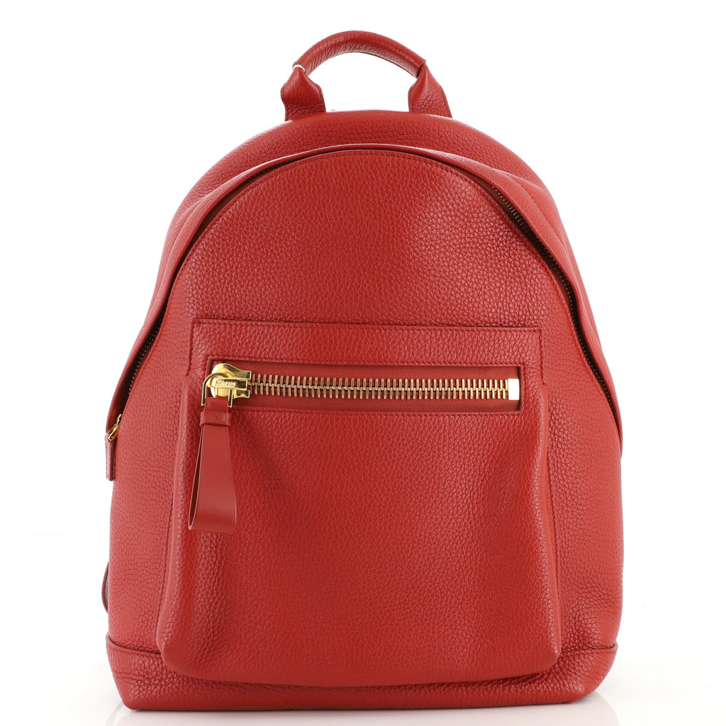 Tom Ford Buckley Backpack Leather Red 10787758