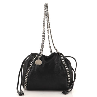 Stella McCartney Falabella Drawstring Tote Shaggy Deer Small
