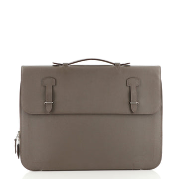 Hermes Serviette 57 Plus Briefcase Epsom