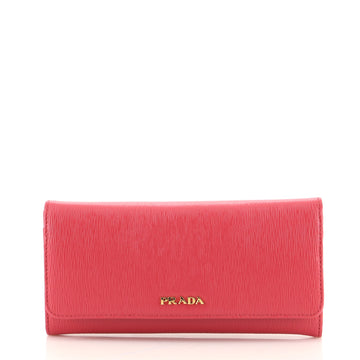 Prada Flap Wallet Vitello Move Long