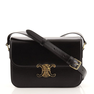 Celine Triomphe Shoulder Bag Smooth Calfskin Medium