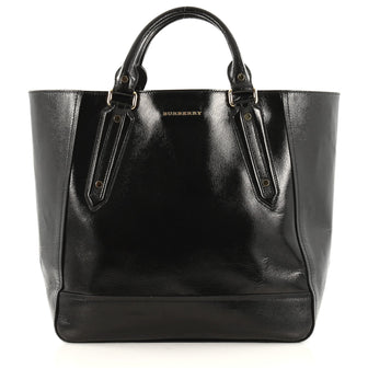 Burberry Somerford Tote Patent Large