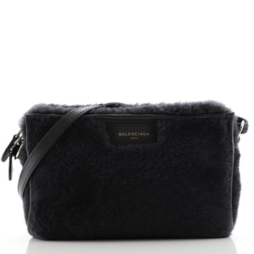 Balenciaga Bazar Crossbody Shearling