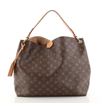 Louis Vuitton Graceful Handbag Monogram Canvas MM