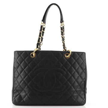 Chanel Grand Shopping Tote Quilted Caviar
