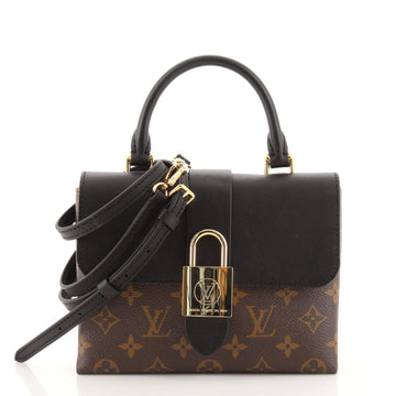 Louis Vuitton Locky Handbag Monogram Canvas with Leather BB