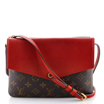Louis Vuitton Twice Handbag Monogram Canvas