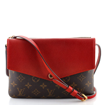 Louis Vuitton Twice Handbag Monogram Canvas