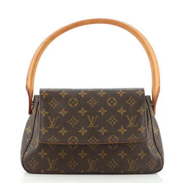 Louis Vuitton Looping Handbag Monogram Canvas Mini