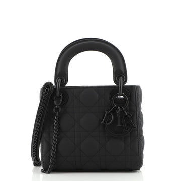 Christian Dior Ultra Matte Lady Dior Chain Bag Cannage Quilt Calfskin Mini